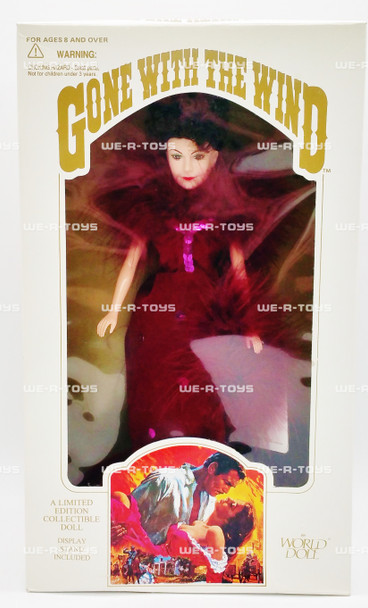 Gone With the Wind Scarlett O Hara With Red Dress World Doll 1989 No 71154 NRFB