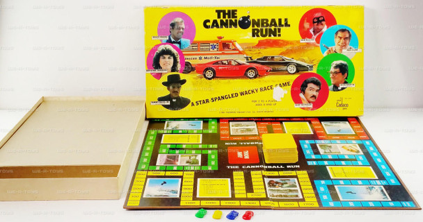 The Cannonball Run A Star Spangled Wacky Race Game No 670 Cadaco 1981 COMPLETE