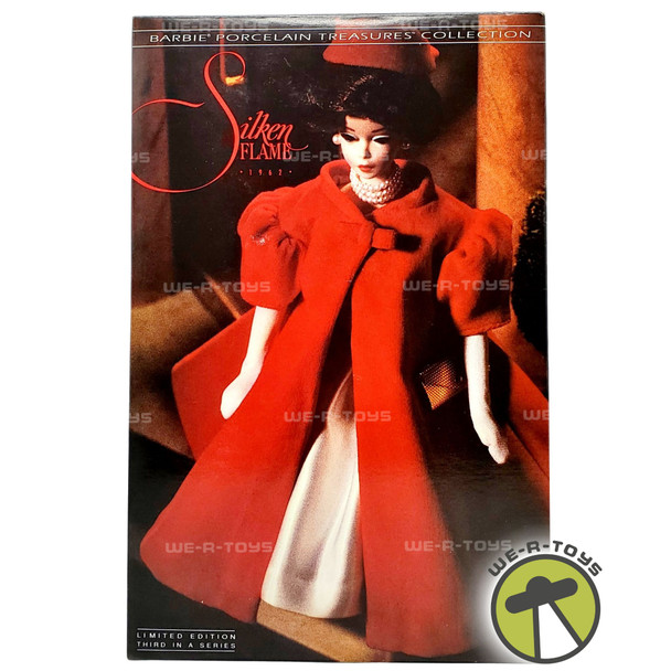 Silken Flame Barbie Porcelain Doll Limited Edition Porcelain Treasures 1992