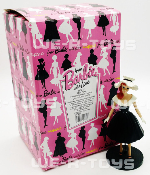 Barbie with Love After Five Fashion Collection Figurine Enesco 1993 MINT