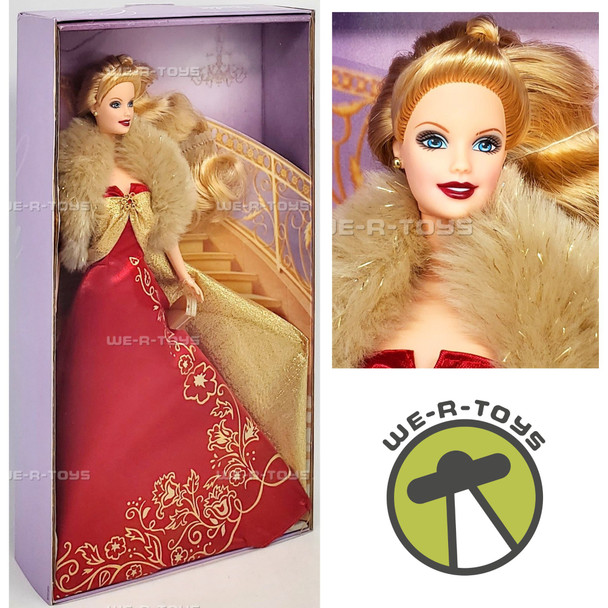 Barbie Glamorous Gala Barbie Doll in Red & Gold Dress 2003 Mattel No. B2722 NRFB