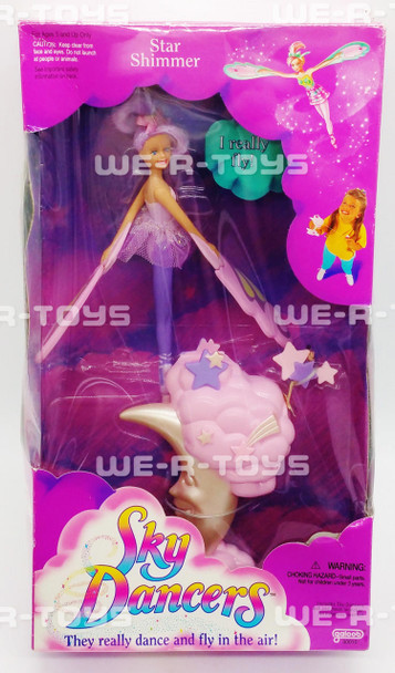 Sky Dancers Star Shimmer Doll Galoob 1995 No 30010 They Really Dance and Fly NRFB