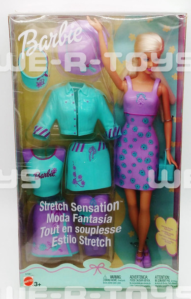 Barbie 2003 Stretch Sensation Doll Amazing Flexible Fashions Mattel B2987 NRFB