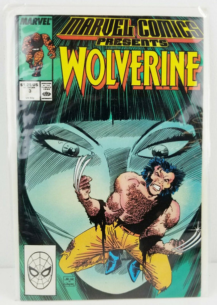 Marvel Comics Presents Wolverine Comic Book #3 Sept 1988