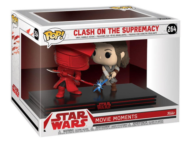 Star Wars Funko POP Star Wars Movie Moments 264 Clash on the Supremacy Rey Vs Praetorian