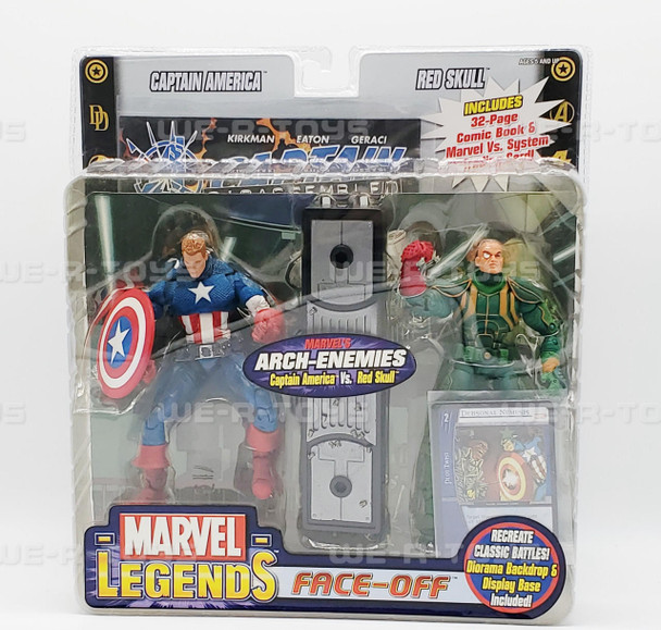 Marvel Legends Face-Off Captain America and Red Skull Figures Toy Biz 2006 NEW