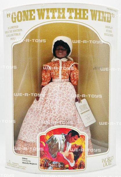 Gone With the Wind Butterfly McQueen Doll No 71071 by WORLD DOLL 1995 NRFP