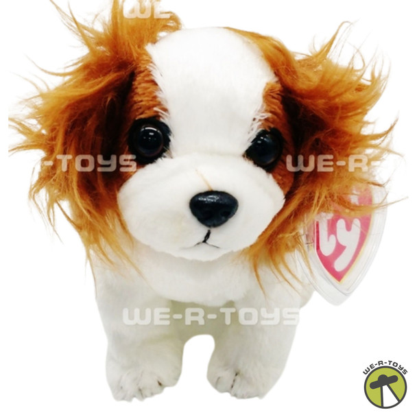 Ty Beanie Baby Regal the King Charles Spaniel Dog 7 inch Plush 2001 New w/ Tags