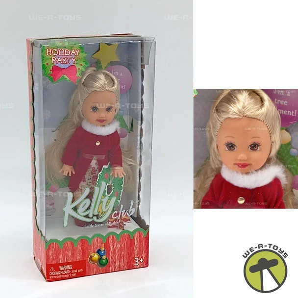 Barbie Kelly Holiday Party Kerstie Doll Tree Ornament 2005 Mattel G8856