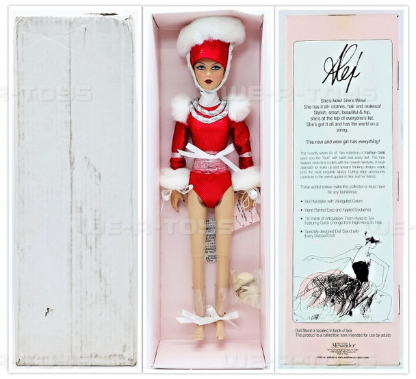 Madame Alexander Alex Sequins and Fur Holiday Rockette 1987 16 Doll 2007 NEW