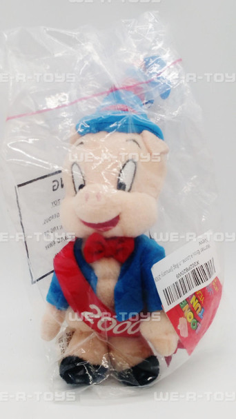 Looney Tunes A Looney Tunes Year Porky Pig January Mini Bean Bag Warner Bros 1999 NEW