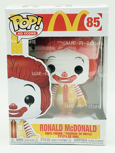 Ronald McDonald Pop! Toy Funko Vinyl Figure No. 85 Ad Icons NRFB