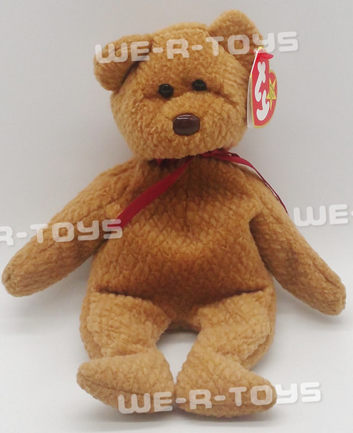 Ty Beanie Baby Curly the Bear Plush 1993 New With Tags