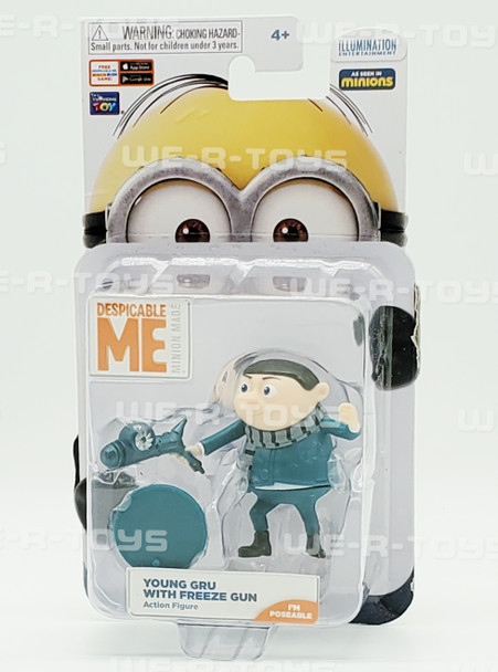 Despicable Me Minion Made Young Gru with Freeze Gun Action Figure Universal NRFP