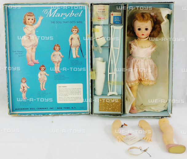 Madame Alexander Vintage Marybel The Doll That Gets Well 16" USED