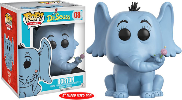 Funko POP Books Dr. Seuss #08 Horton Super Sized Pop Vinyl Action Figure