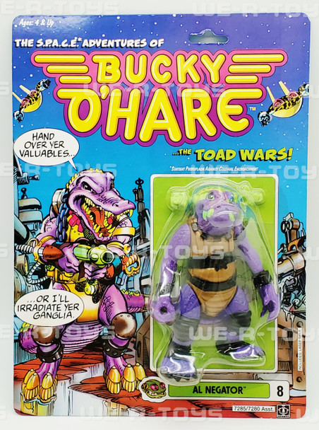 Bucky O'Hare the Toad Wars! Al Negator Action Figure 8 Hasbro No. 7285 NRFP