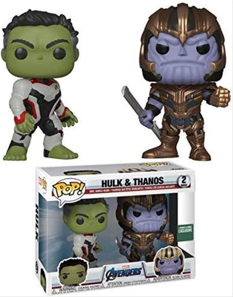 Funko POP! Marvel Avengers Hulk & Thanos Figure 2 Pack Barnes & Noble Exclusive