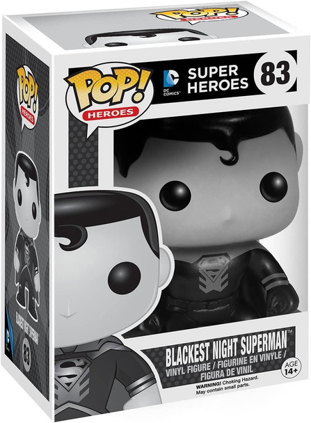 Funko Pop! Heroes DC Super Heroes #83 Blackest Night Superman GameStop Exclusive