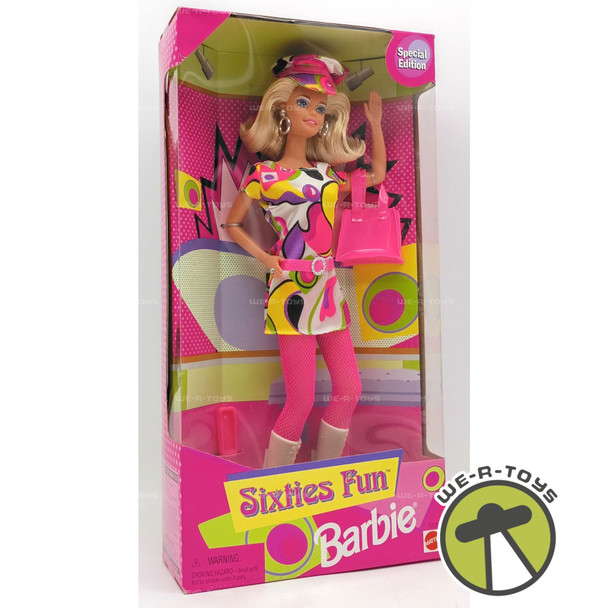 Sixties Fun Barbie Doll Special Edition Blonde 1997 Mattel 17252