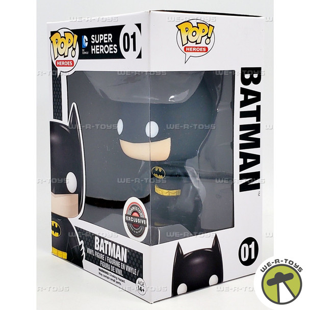 Funko Pop! Heroes DC Super Heroes #01 Batman Gamestop Exclusive Vinyl Figure