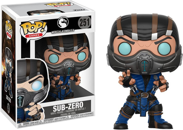 Funko Pop! Games Mortal Kombat #251 Sub-Zero Vinyl Action Figure