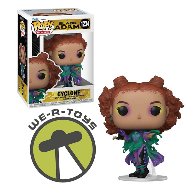 Funko Pop! Movies Black Adam #1234 Cyclone Vinyl Action Figure DC Comics