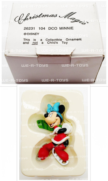 Disney's Minnie Mouse Christmas Magic Ornament 2000 No 26231