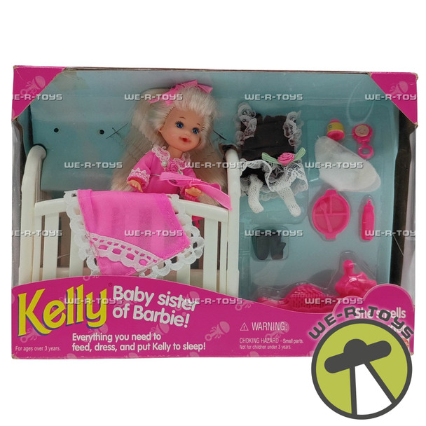 Barbie Baby Sister of Barbie Kelly Bedtime Fun Playset Mattel 1994 No 12489 New