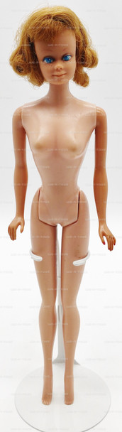 Barbie's Cousin Midge Blonde Doll Blue Eyes Straight Legs Vintage Mattel 1960s