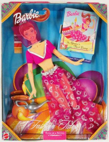 Barbie FASHION TALES GENIE'S NEW LAMP with Outfit and Book