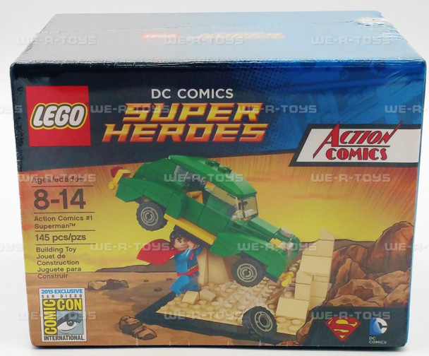 DC LEGO DC Super Heroes SDCC Exclusive Action Comics #1 Superman 145 PCS Set NRFB