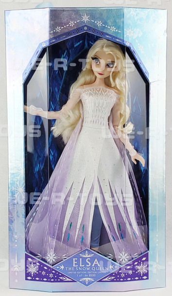 Disney Store Frozen II Elsa the Snow Queen Limited Edition Doll 17 Tall NRFB