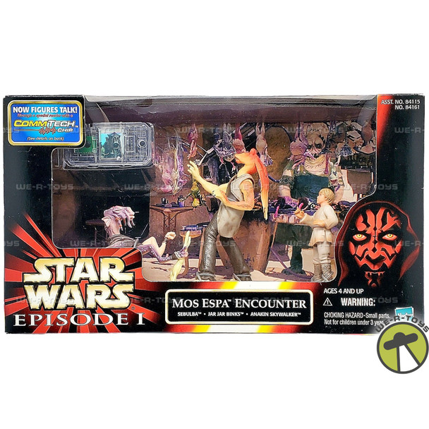 Star Wars Episode 1 Tatooine Showdown Darth Maul Qui-Gon & Anakin Action Figures
