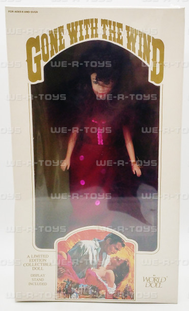 Gone With the Wind 1989 Scarlett O Hara With Red Dress World Doll No 71154 NRFB