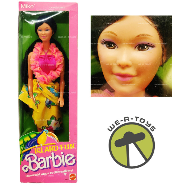 Island Fun Miko Barbie Doll 1987 Mattel No. 4065 NEW