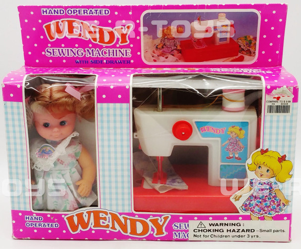 Wendy Hand Operated Wendy Sewing Machine With Side Drawer Toy No 848 NRFB