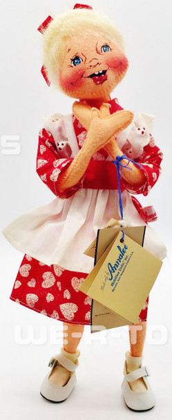 Annalee Mobilitee Dolls 1999 Heathers Heart 13 Wired Doll No 0394 MINT