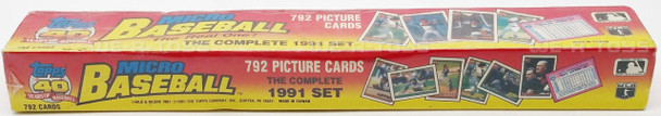 MLB Topps 40 Years of Baseball Micro Baseball Cards The Complete 1991 Set NEW