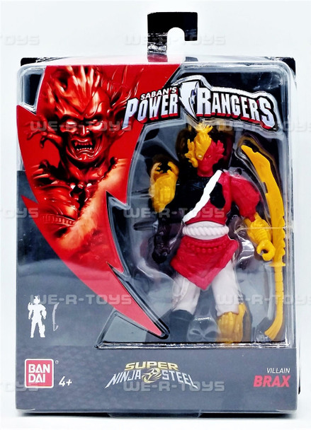 Power Rangers Super Ninja Steel Villain Brax Bandai 2018 No 43949 NRFP