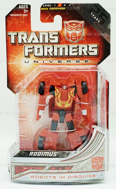 Transformers Universe Autobot Rodimus G1 Series 3 Action Figure No 83916 NRFP