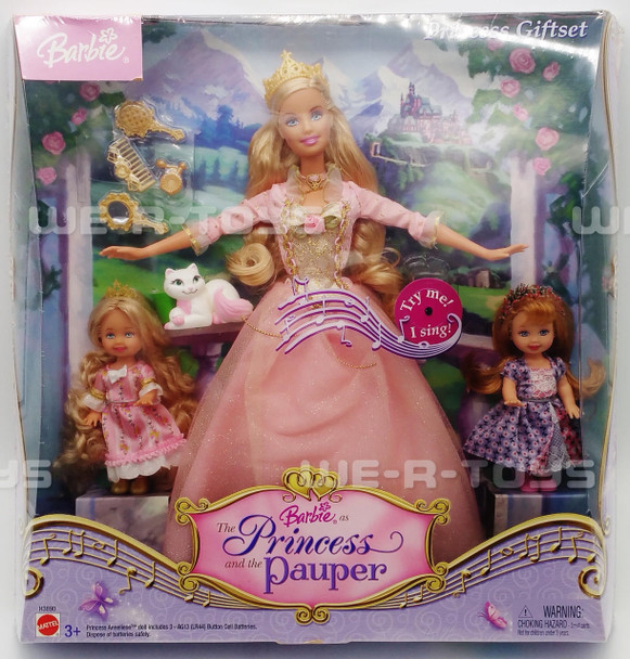 Barbie as the Princess and the Pauper Giftset Dolls Mattel 2004 No H3890 NRFB