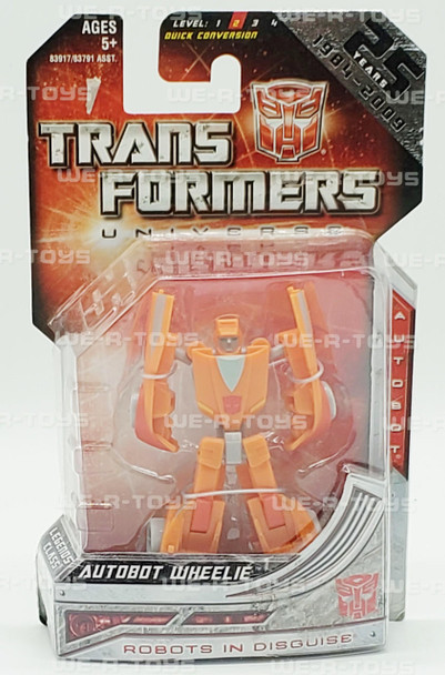 Transformers Universe Autobot Wheelie G1 Series 3 Action Figure No 83917 NRFP