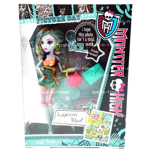 Monster High Picture Day Lagoona Blue Doll Mattel 2012 #Y7698 NRFB