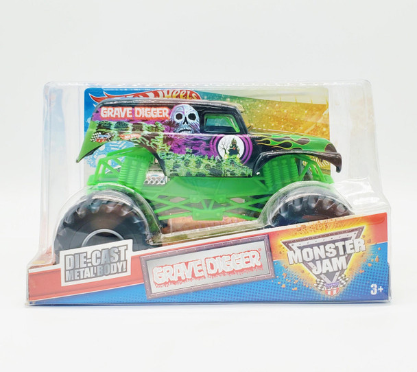 Hot Wheels Monster Jam Grave Digger 2010 Mattel Die-Cast Vehicle No T3432 NRFP