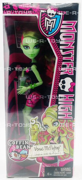 Monster High Coffin Bean Venus McFlytrap Doll 2013 Mattel CBX50 NRFB