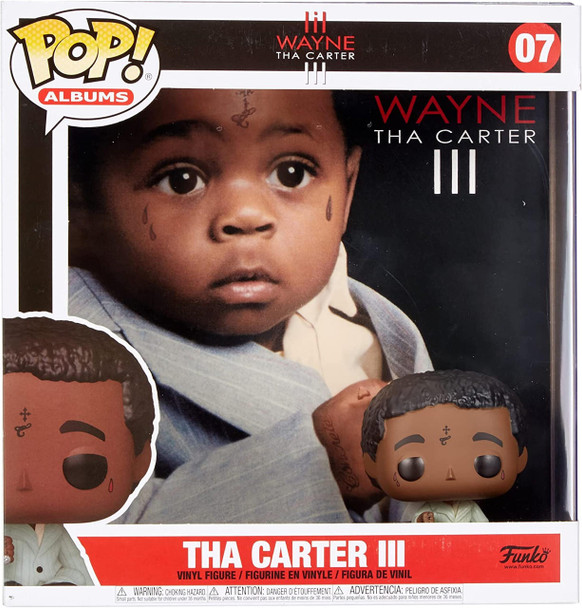 Lil Wayne Funko Pop Albums #07 Lil Wayne Tha Carter III Deluxe Box Vinyl Action Figure