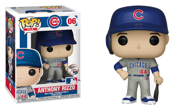 MLB Funko Pop MLB #06 Anthony Rizzo Chicago Cubs Away Jersey Vinyl Action Figure