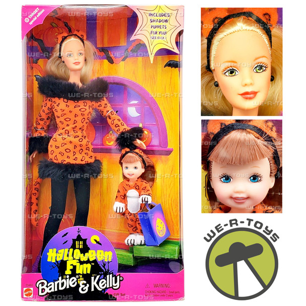 Halloween Fun Barbie & Kelly Doll Set Target Special Edition 1998 Mattel 23460