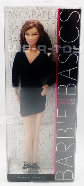 Barbie Basics Black Label Brunette Doll Model 02 Collection 001 Mattel 2009 NRFB